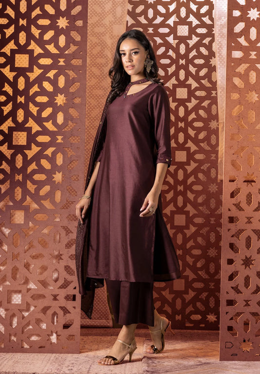 Brown kurti